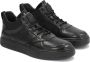 Kazar Zwarte Leren Sneakers Urban Stijl - Thumbnail 4