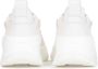 Kazar Comfortabele witte damessneakers gemaakt van leer en stof - Thumbnail 6
