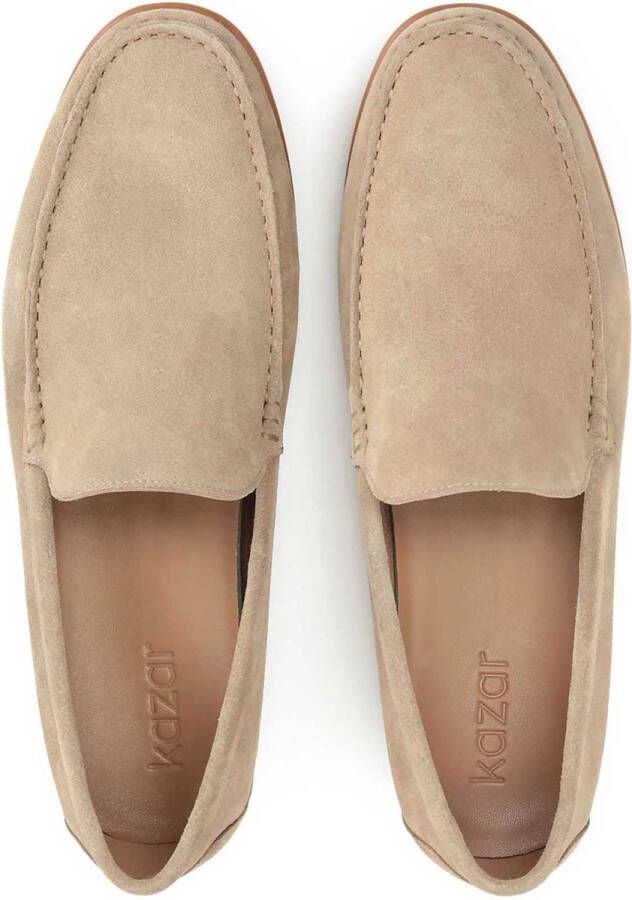 Kazar Beige suède mocassins voor heren Beige Heren - Foto 3