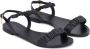 Kazar Zwarte Gerimpelde Band Sandalen Black Dames - Thumbnail 3