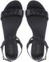 Kazar Zwarte Gerimpelde Band Sandalen Black Dames - Thumbnail 4