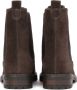 Kazar Donkerbruine casual chelsea boots voor dames gemaakt van zacht suède - Thumbnail 4