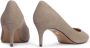Kazar Donkerbruine pumps op een comfortabele lage hak Beige Dames - Thumbnail 3