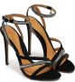 Kazar Elegant sandals with crystals on a high stiletto heel - Thumbnail 3