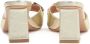 Kazar Dames elegante gouden muiltjes op een comfortabele hak Yellow Dames - Thumbnail 3