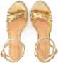 Kazar Elegante gouden sandalen met schuine bandjes Yellow Dames - Thumbnail 5