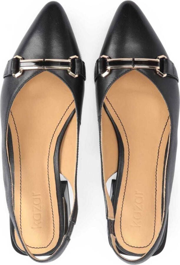 Kazar Elegante zwarte pumps met een decoratie aan de voorkant Black Dames - Foto 4
