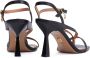 Kazar Elegante zwarte sandalen met effectieve banden Black Dames - Thumbnail 6
