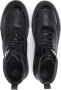 Kazar Enkelhoge leren sneakers voor heren met glanzende details - Thumbnail 4