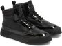 Kazar Enkelhoge leren sneakers voor heren met glanzende details - Thumbnail 5
