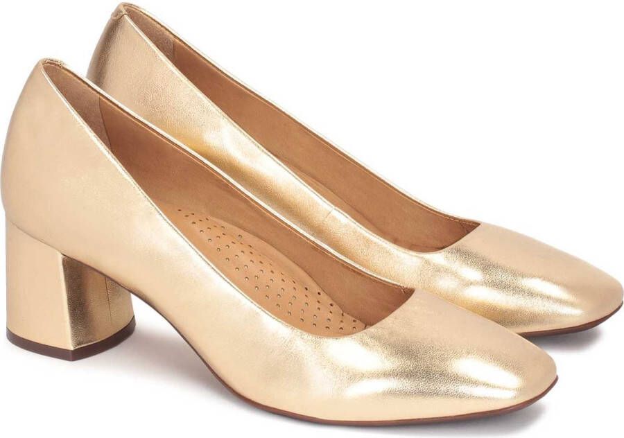 Kazar Gold pumps with comfort insole