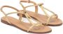 Kazar Gold sandals on a flat sole - Thumbnail 6