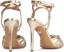 Kazar Gouden sandalen voor dames met kruisende bandjes - Thumbnail 3