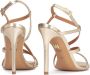 Kazar Gouden sandalen voor dames op een slanke stiletto - Thumbnail 3