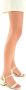 Kazar Gouden-witte leren sandalen met versierde hak Yellow Dames - Thumbnail 6