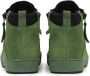 Kazar Heren sneakers van groen suède met hoog bovenwerk - Thumbnail 4