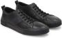 Kazar Heren sneakers van zwart leer in minimalistische stijl - Thumbnail 3