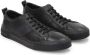 Kazar Zwarte leren sneakers voor heren in minimalistische stijl Black Heren - Thumbnail 3