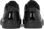 Kazar Zwarte Leren Sneakers met Elegante Inzetstukken Black Heren - Thumbnail 4