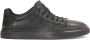 Kazar Zwarte leren sneakers met monograminzetten Black Heren - Thumbnail 4
