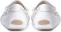 Kazar Hoogwaardige leren off-white mocassins White Dames - Thumbnail 3