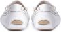 Kazar Hoogwaardige leren off-white mocassins White Dames - Thumbnail 4