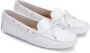 Kazar Hoogwaardige leren off-white mocassins White Dames - Thumbnail 5
