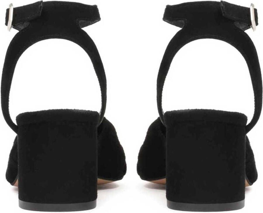 Kazar Klassieke zwarte sandalen op een comfortabele hak