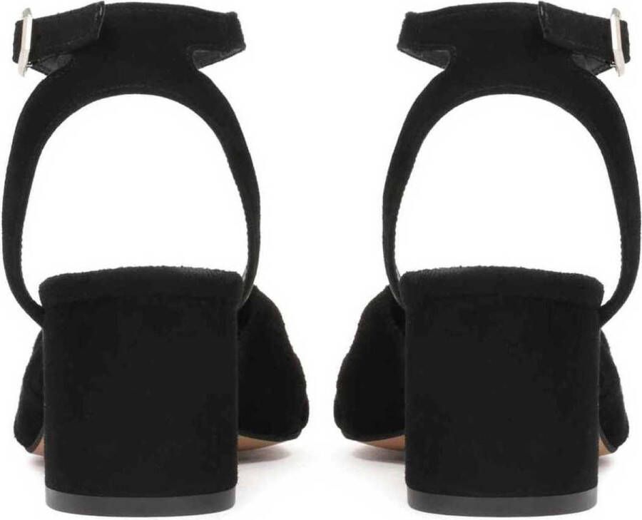 Kazar Klassieke zwarte sandalen op een comfortabele hak