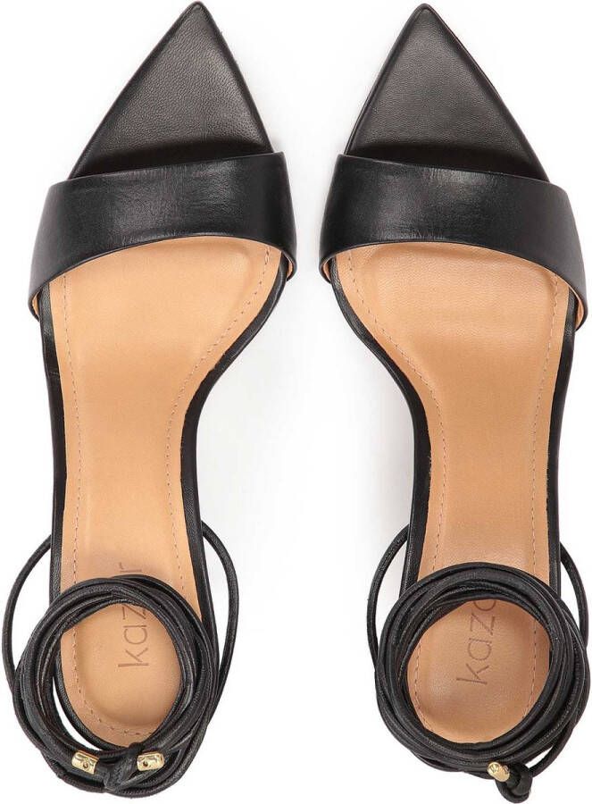 Kazar Lace-up sandals with pointy toes