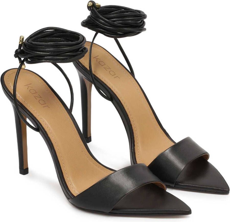 Kazar Lace-up sandals with pointy toes