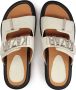Kazar Leather flip-flops with velcro and embossing - Thumbnail 7