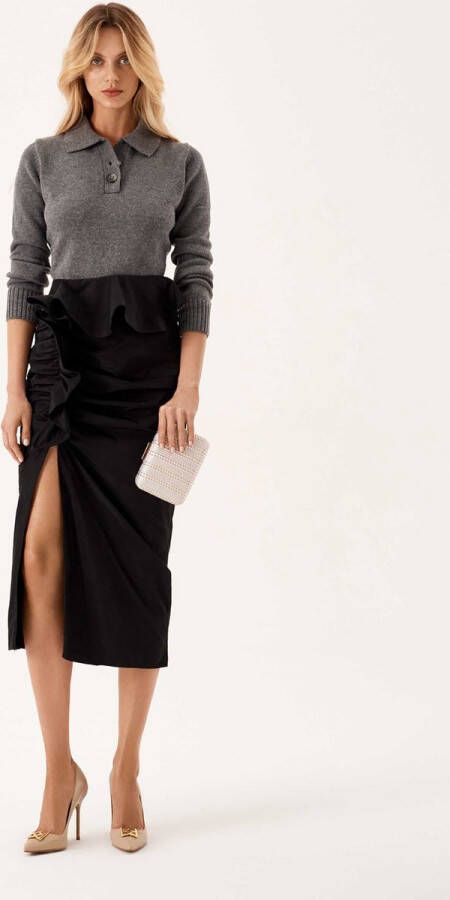 Kazar Leather pumps with metal embellishment