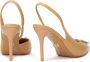 Kazar Leather pumps with open heel - Thumbnail 2
