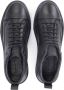 Kazar Moderne Leren Sneakers Trendy Design Black Heren - Thumbnail 3