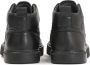 Kazar Moderne Leren Sneakers Trendy Design Black Heren - Thumbnail 5