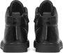 Kazar Mannen hoge zwarte nubuck sneakers versierd met monogrammen - Thumbnail 3