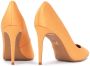 Kazar Oranje pumps gemaakt van elegante stof - Thumbnail 4