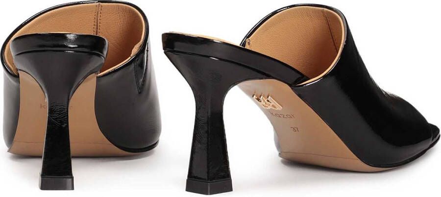 Kazar Patent leather mules on a heel