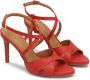 Kazar Czerwone skórzane sandały ze skrzyżowanymi paskami|70245-01-04|38 - Thumbnail 2