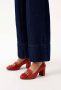 Kazar Red pumps with metal links - Thumbnail 4