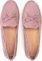 Kazar Dames roze mocassins met leren koord en strik Pink Dames - Thumbnail 3