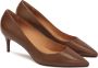 Kazar Bruine Leren Pumps Stijlvol Klassiek Comfortabel Brown Dames - Thumbnail 3