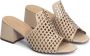 Kazar Stijlvolle muiltjes met mesh-uitsparingen Beige Dames - Thumbnail 3
