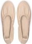 Kazar Studio Beige leren ballerina's met elastiek op de bovenkant Beige Dames - Thumbnail 4