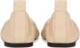 Kazar Studio Beige leren ballerina's met elastiek op de bovenkant Beige Dames - Thumbnail 3