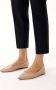 Kazar Studio Beige leren ballerina's van volnerfleer Beige Dames - Thumbnail 7