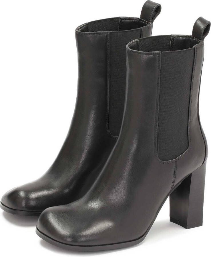 Kazar Studio Black chelsea boots with block heel