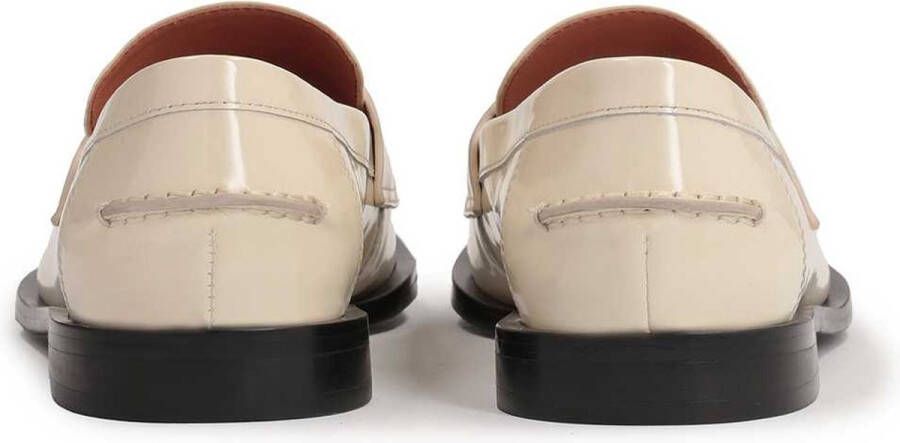 Kazar Studio Dames beige slip on loafer stijl casual schoenen