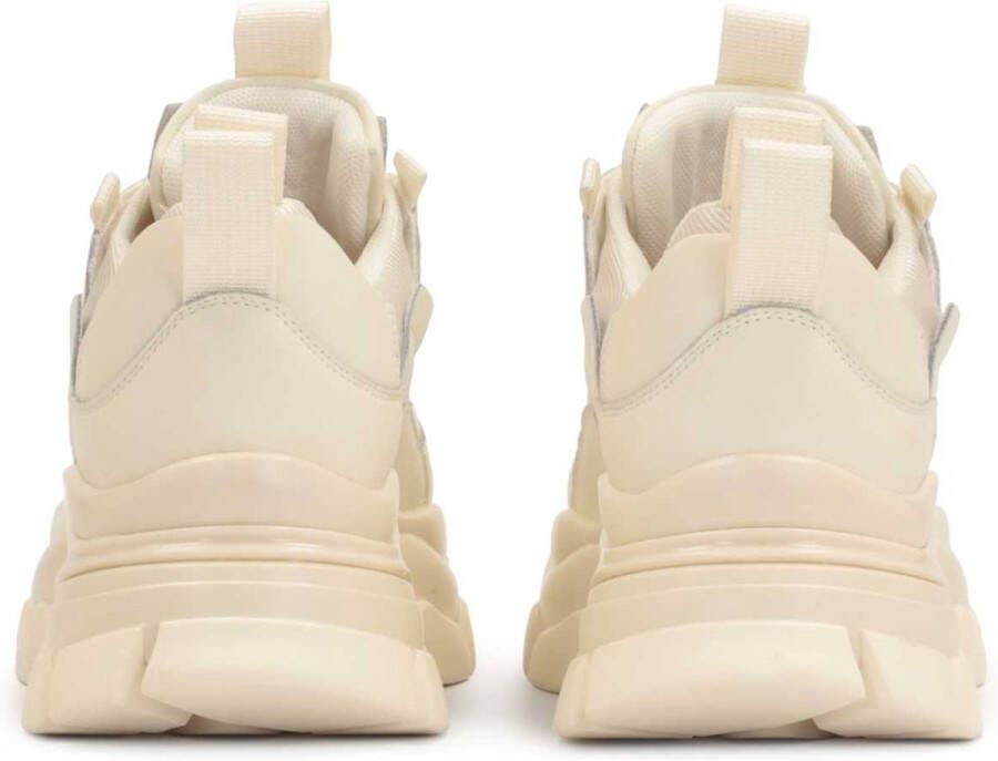 Kazar Studio Dames sneakers in gebroken wit